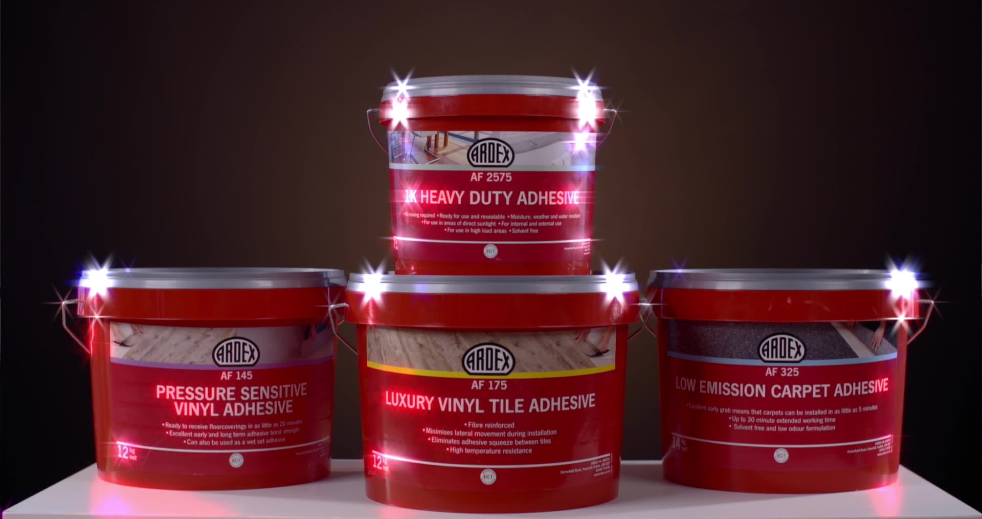 ardex tile adhesive red tub