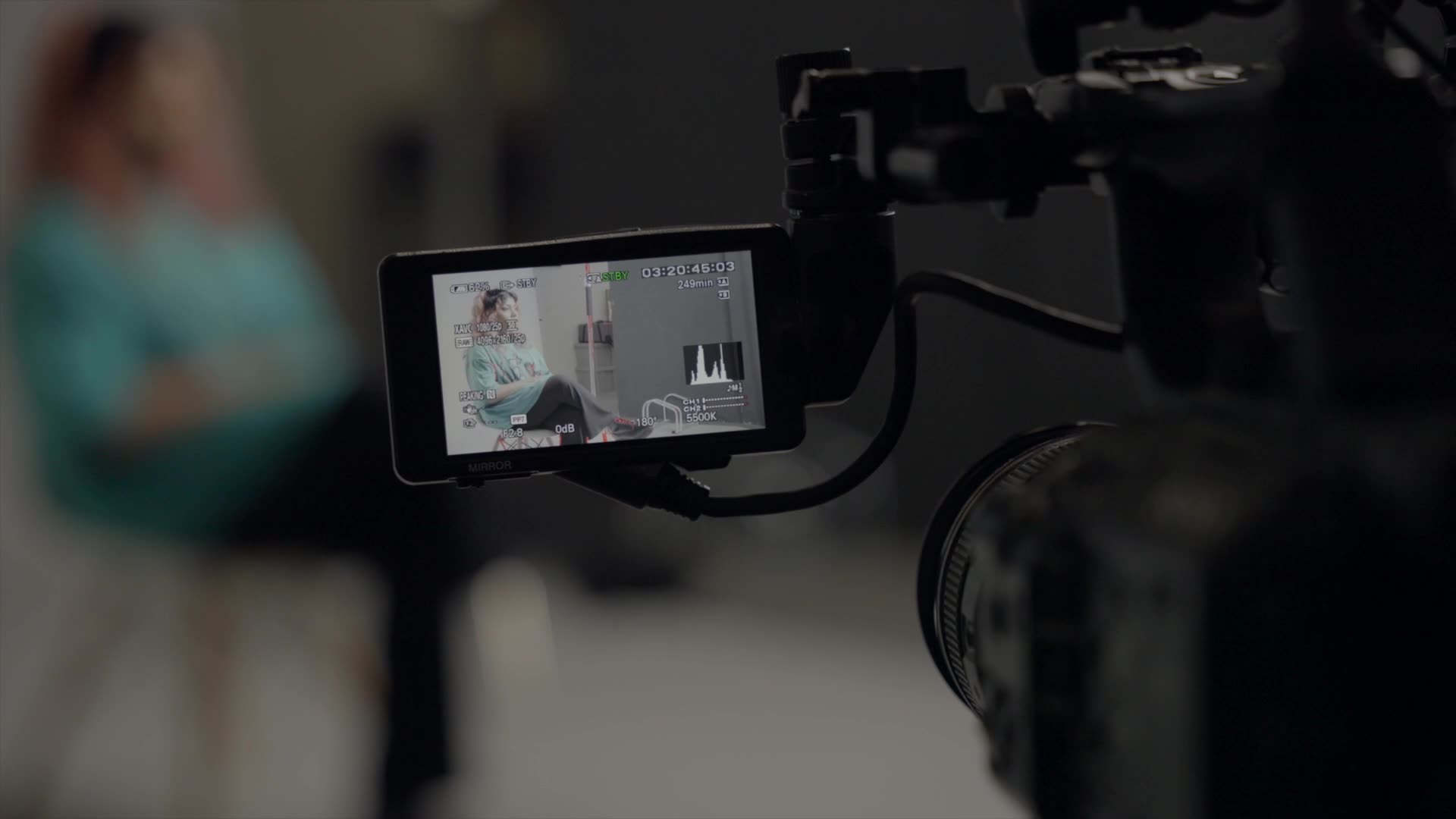 video production behind-the-scenes sony camera
