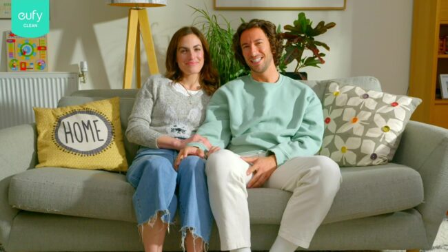 couple sofa happy green sunny