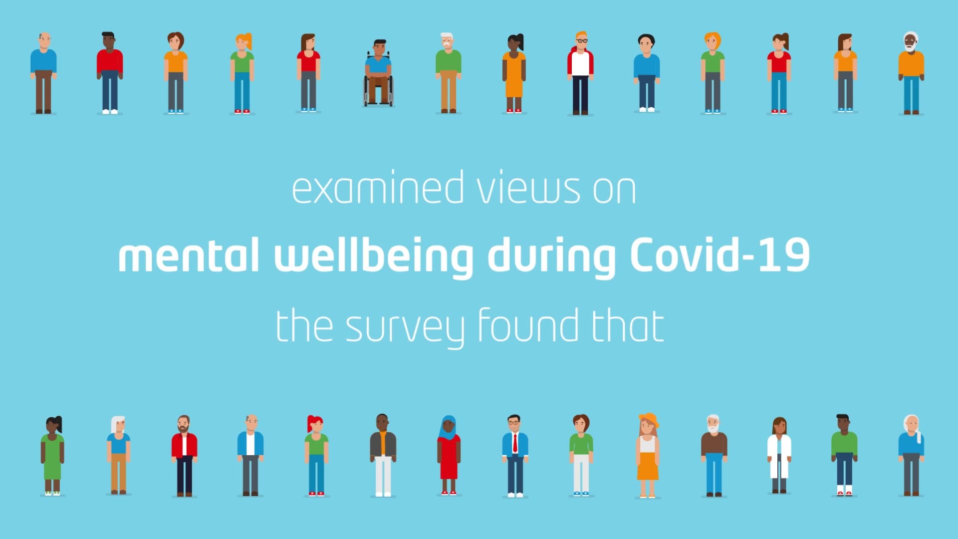 animation wellbeing blue people