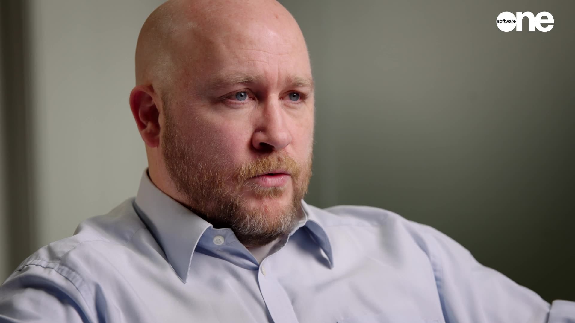 man interview close-up