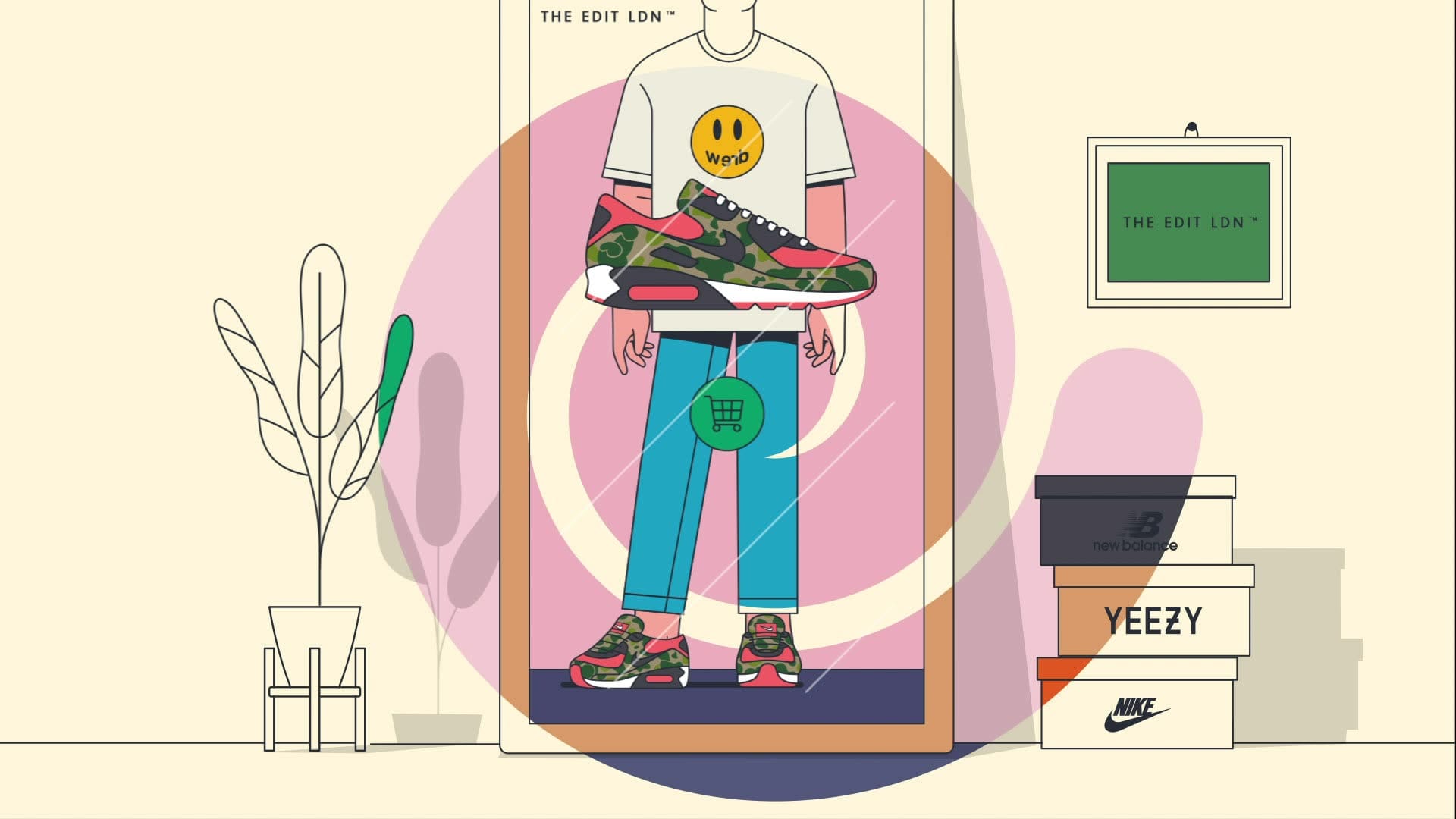 animation man mirror trainers colour nike