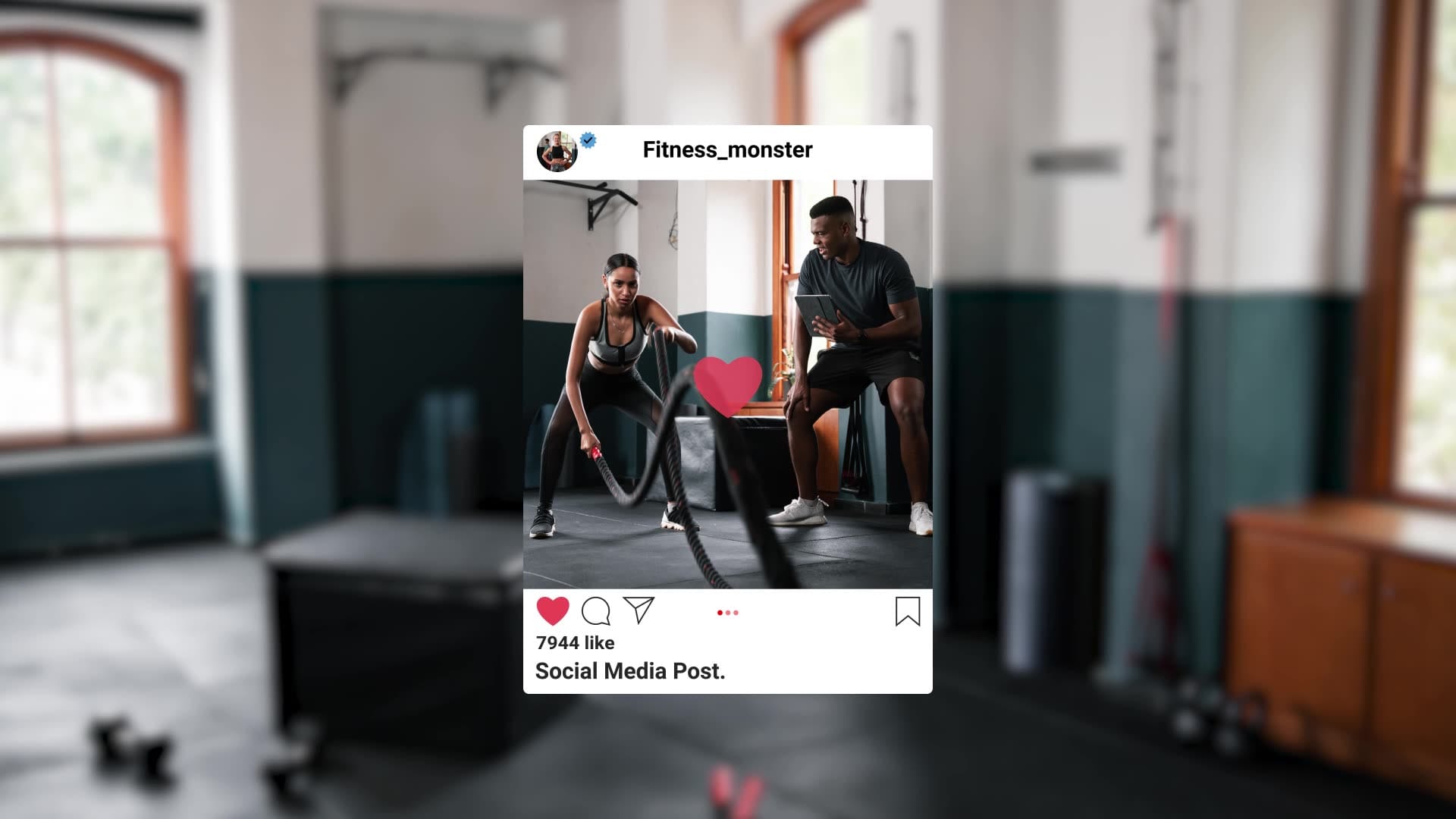 instagram animation pop up social