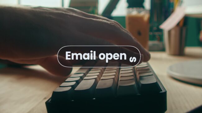 email animation graphic text